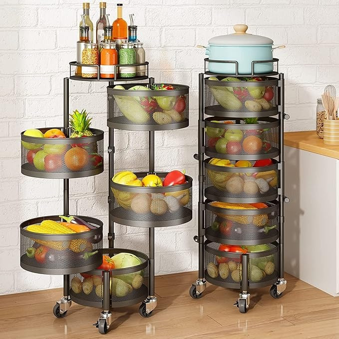 5-Tier Rotating Fruit/Vegetable Rack