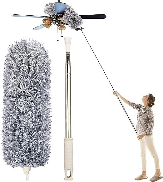 Bendable Dust Cleaner, Flexible Feather Dust Remover