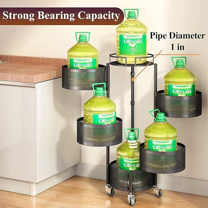 5-Tier Rotating Fruit/Vegetable Rack