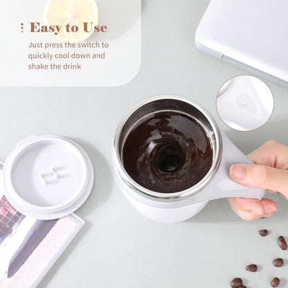 Electric Stirring Cup Full-automatic Magnetic Rotating Coffee Mug Charging