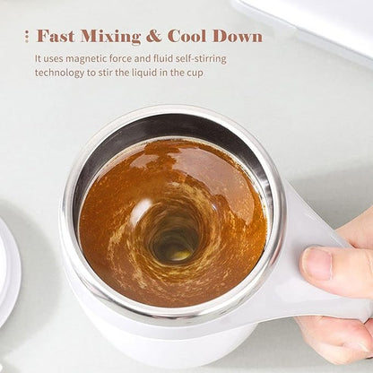 Electric Stirring Cup Full-automatic Magnetic Rotating Coffee Mug Charging