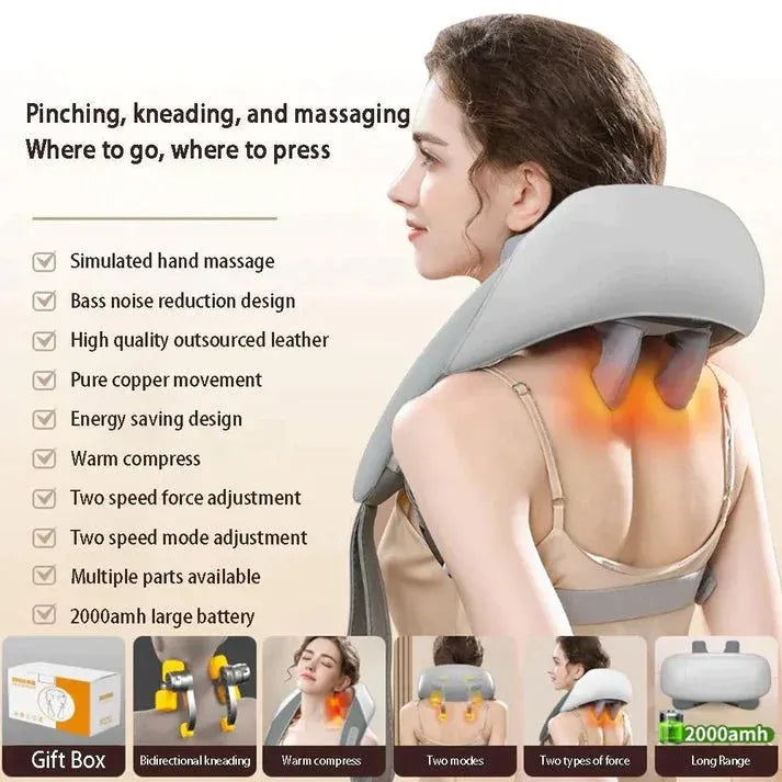3-D Kneeding Neck Massager